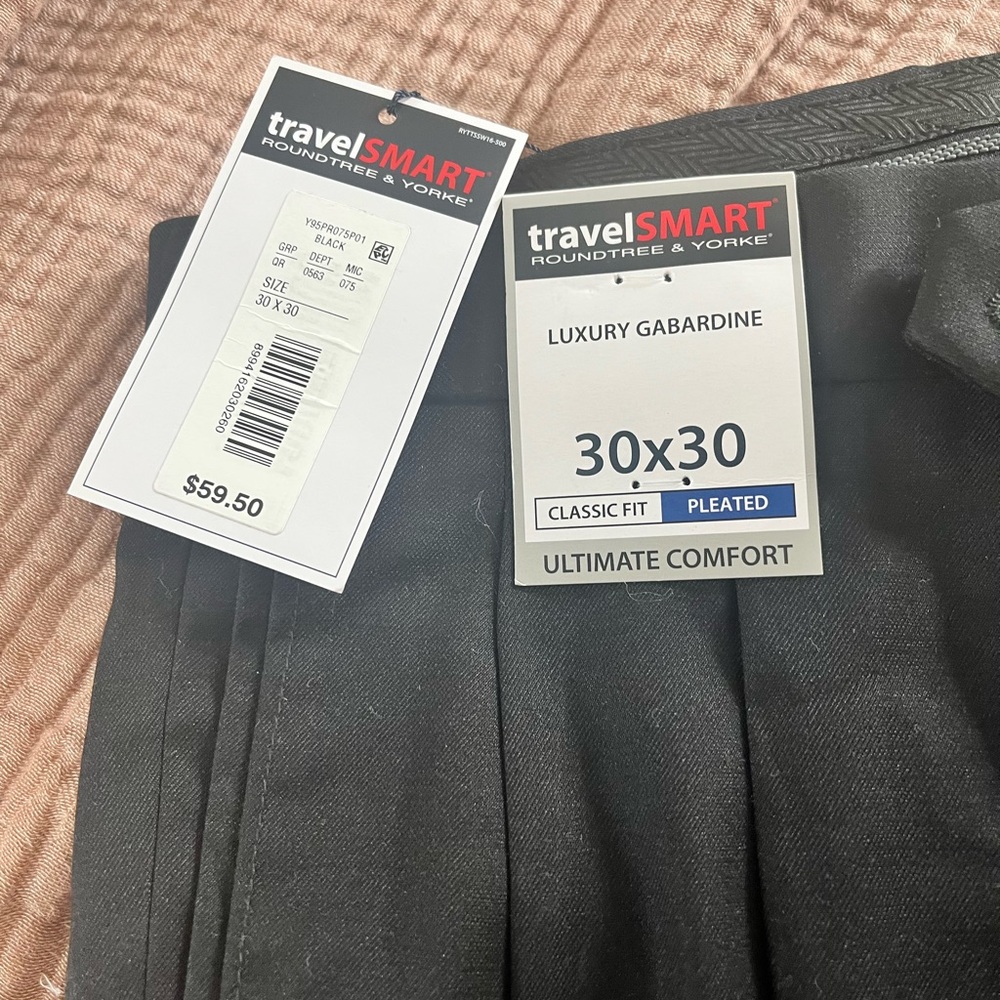 Men’s NWT 30 by 30 black dress pants